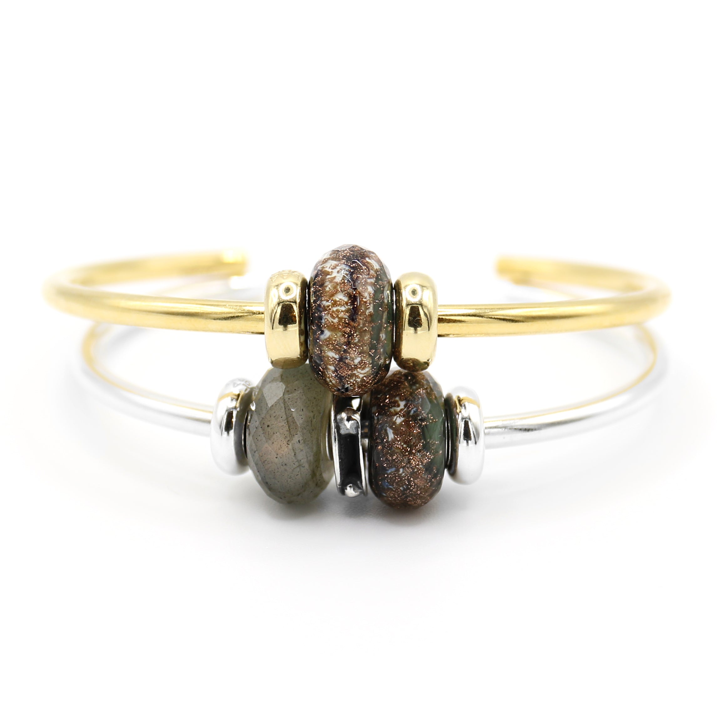 Perle Trollbeads Rare - Noir & Or - Édition Museum - En Argent - Occasion Portée - Collection Danoise