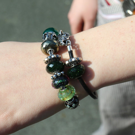 Mystic Reflections Leather Bracelet