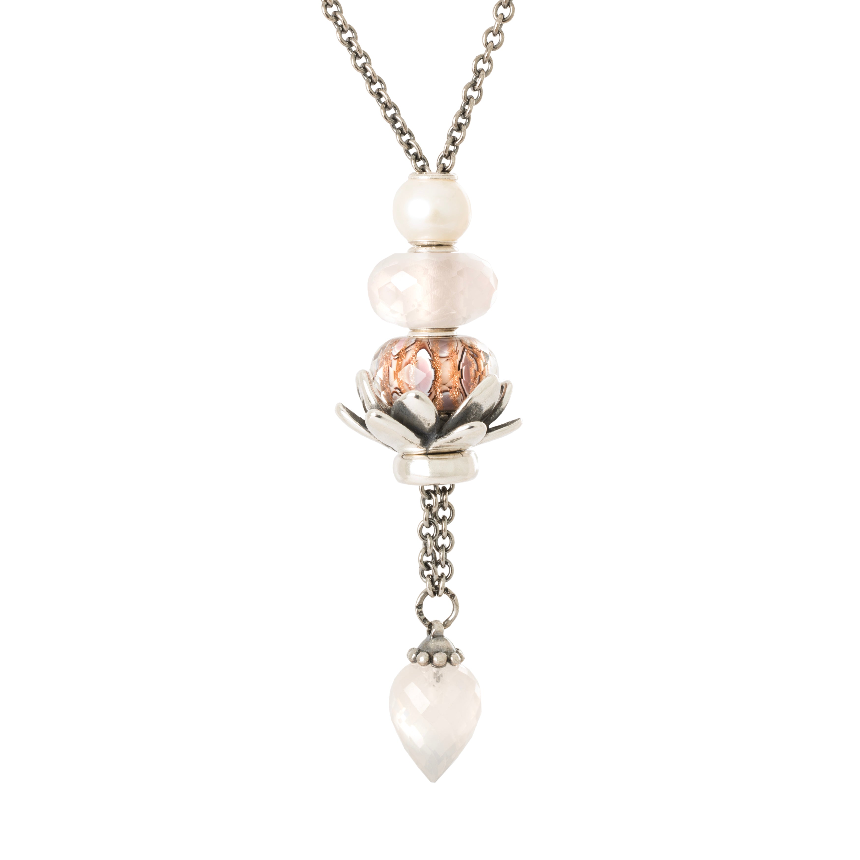 Fantasy Necklace with Rose Quartz