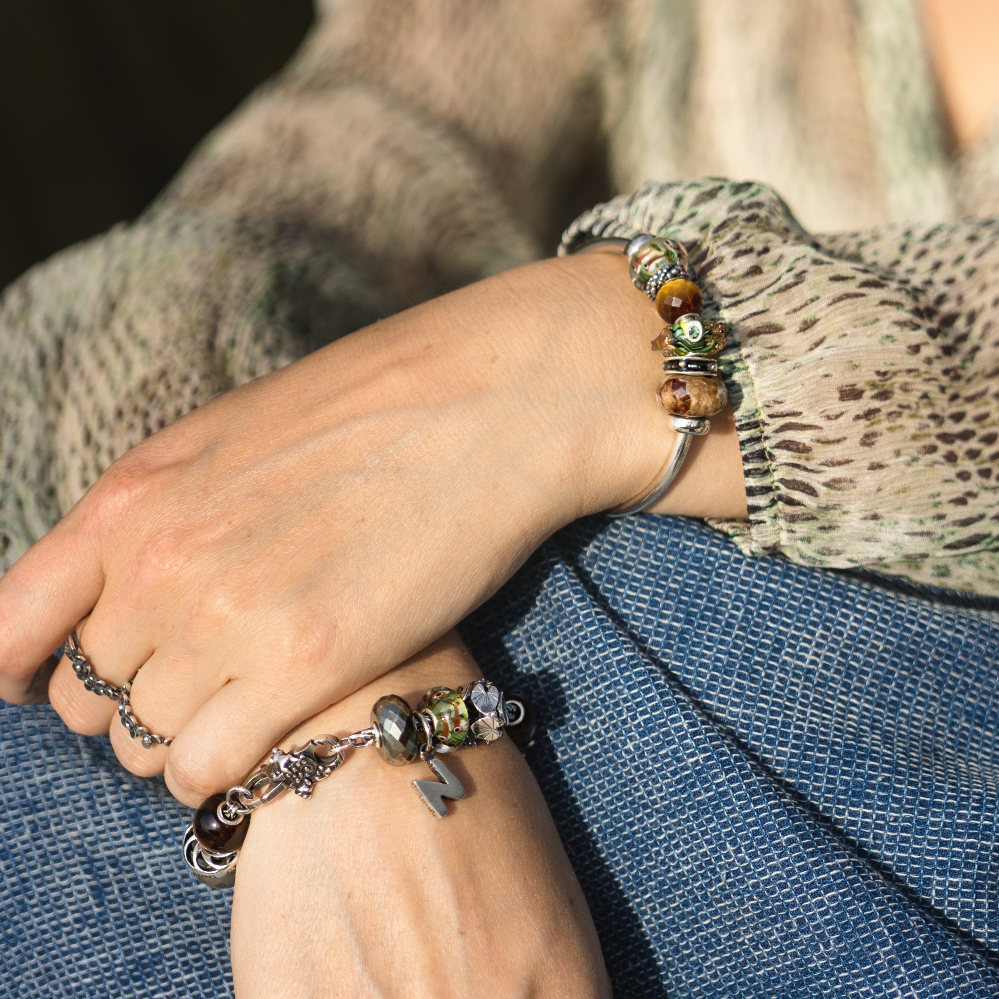 Wildflower Silver Ring | Trollbeads UK