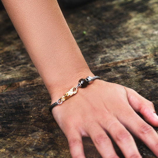 Golden Phoenix Feather Bracelet