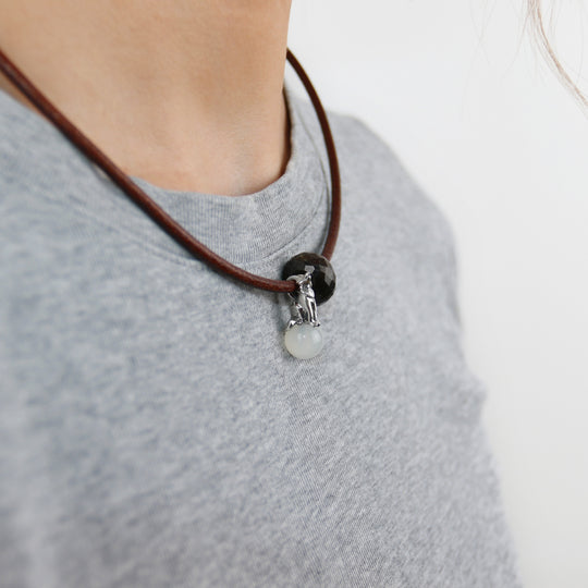 Brown Sapphire Bead