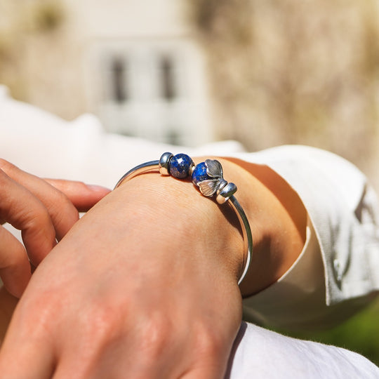 Round Lapis Lazuli Facet Bead