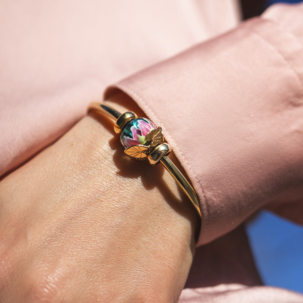 Lily’s Cradle, Gold Plated Bead