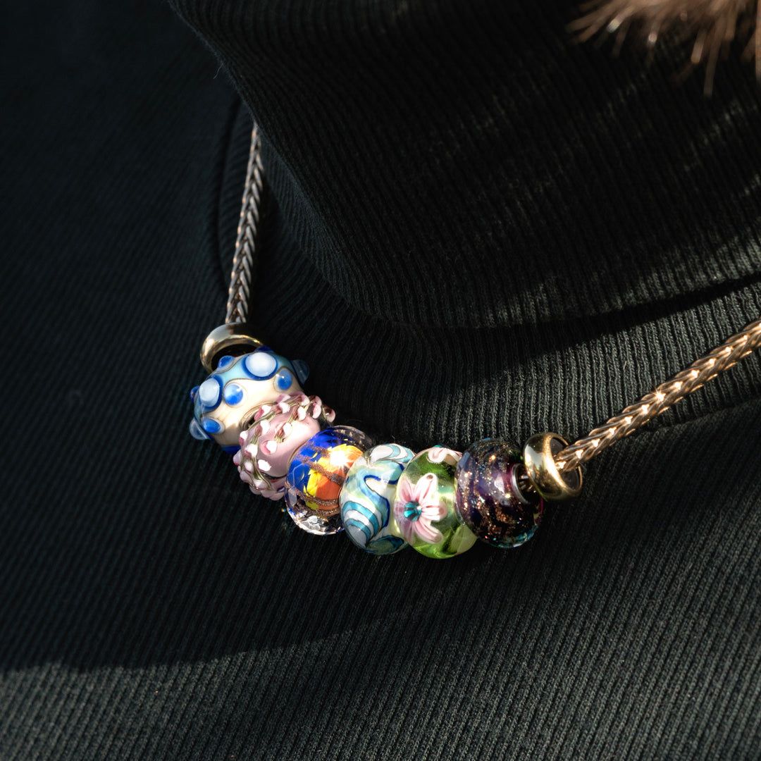 カラフルビーズのストラップTrollbeads Rainbow Facet Bead – Trollbeads UK