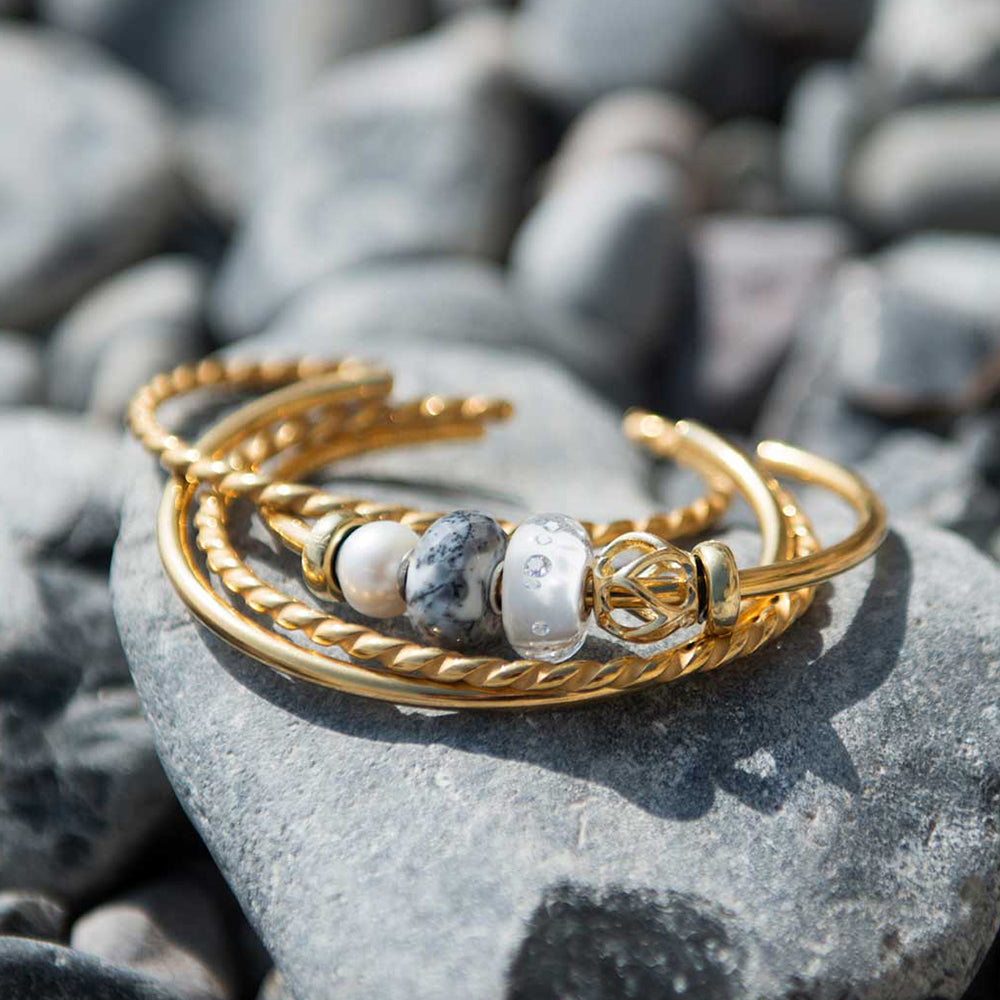 The Diamond Bead, White Trollbeads UK - Main Image