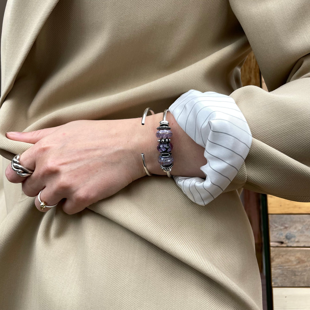 Apollo Power Bangle Amethyst Power Bangle – Trollbeads UK