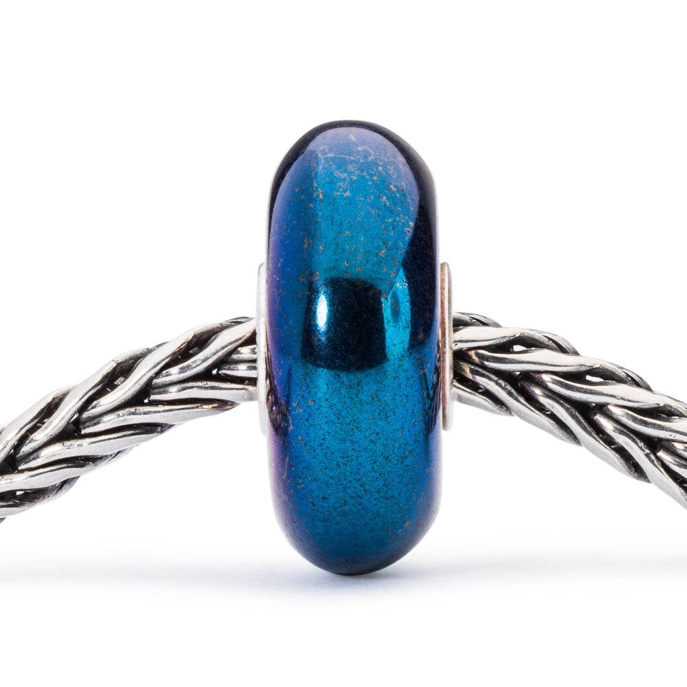 Blue Hematite Bead by Trollbeads. Classic Beads.