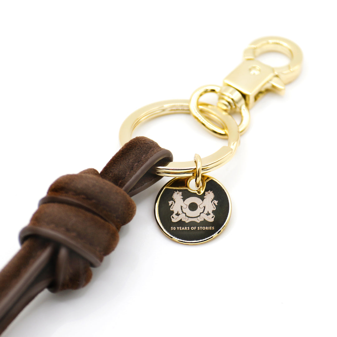 Mocha Knot Bag Charm