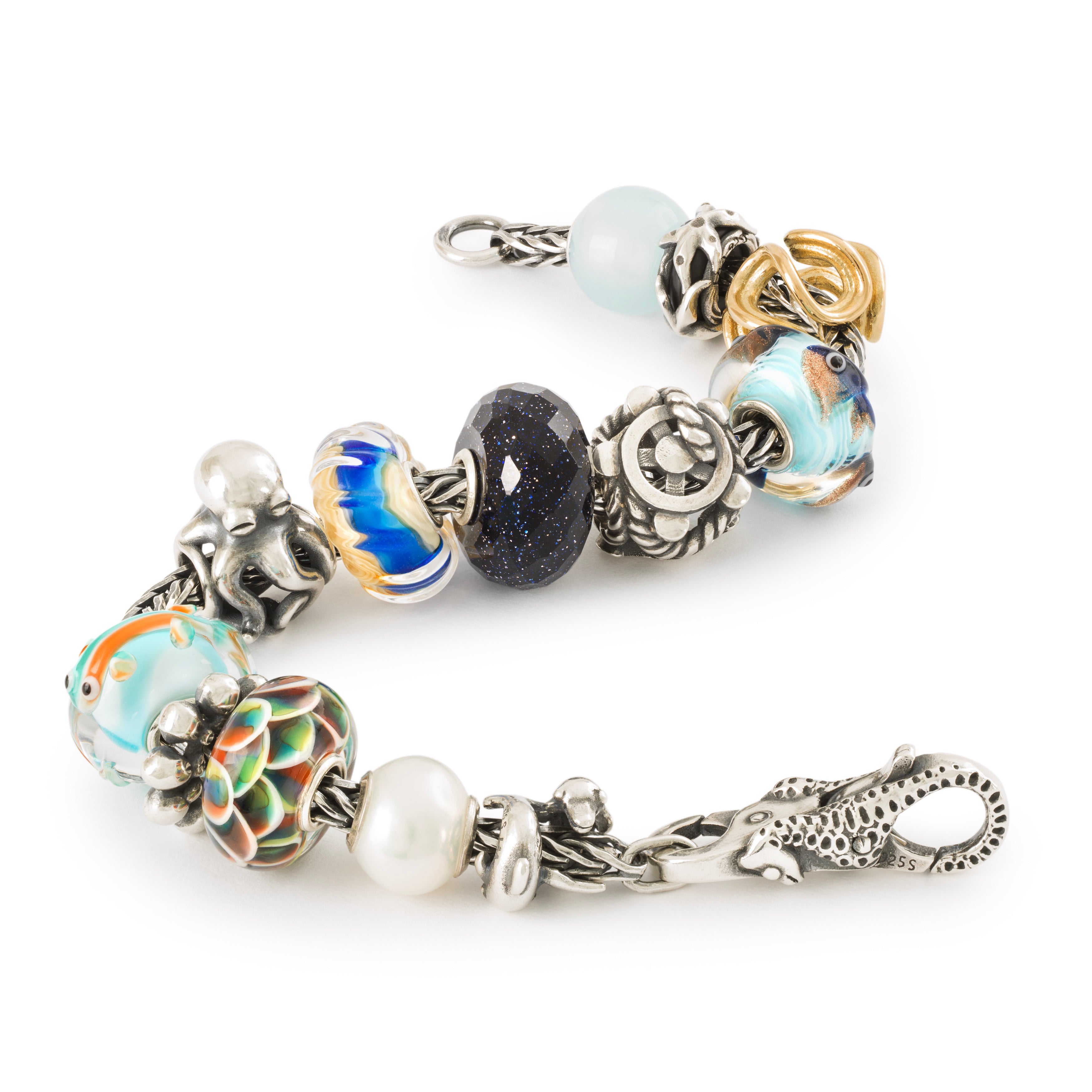 trollbeads ２点　サファイアセット trollbeads 2点 サファイアセット