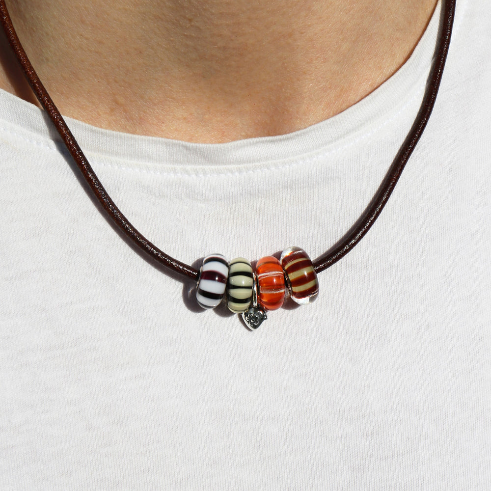 Chocolate Stripe Bead