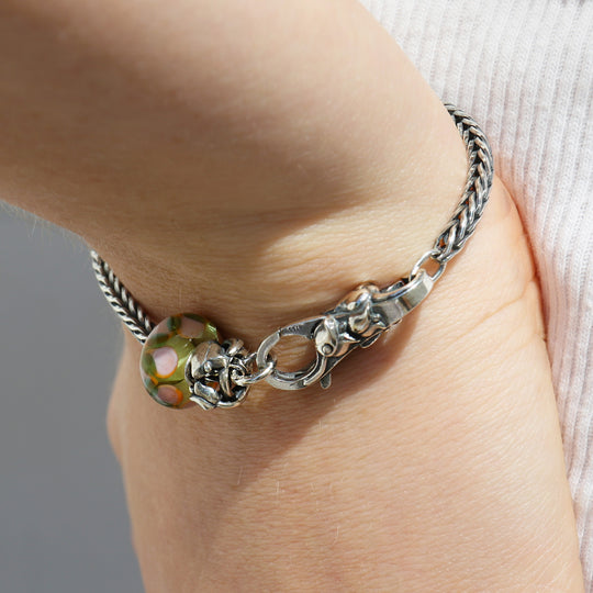 Flowering Tulips Silver Bead