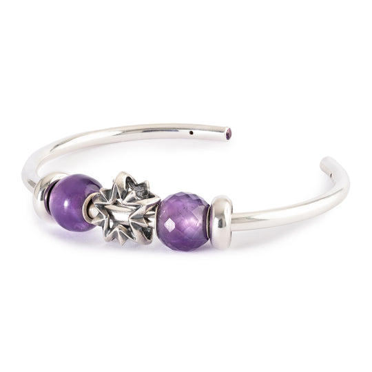 Round Amethyst Facet Bead