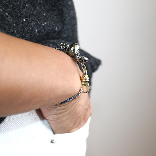 Lucky Knot Bracelet, Gold Plated