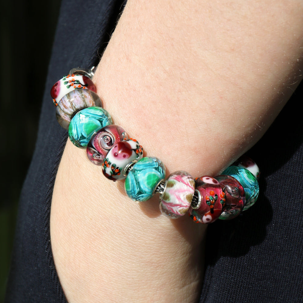 Pomegranate Deer Bead