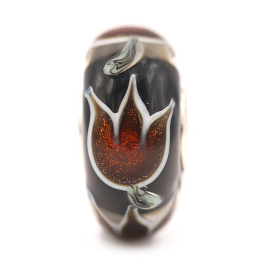 Midnight Tulip Bead