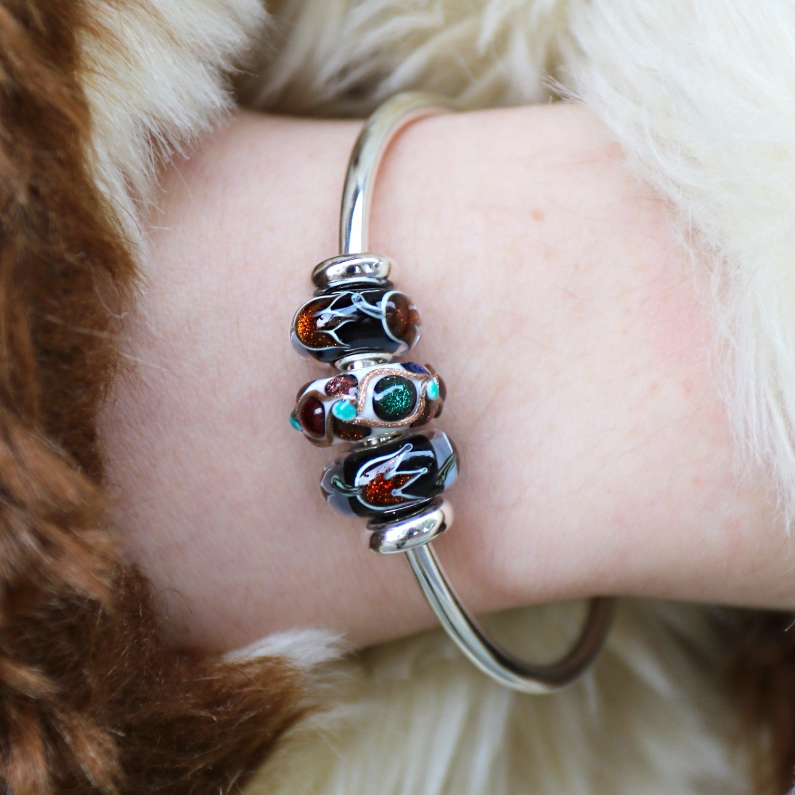 Midnight Tulip Bead – Trollbeads UK
