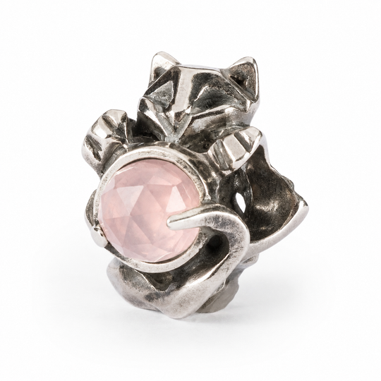 Precious Paws with Rose Quartz Bead