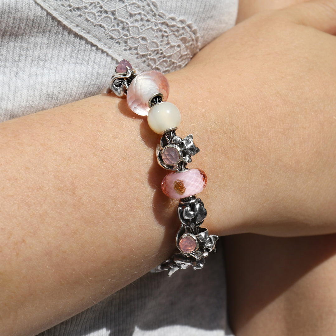 Precious Paws with Rose Quartz Bead