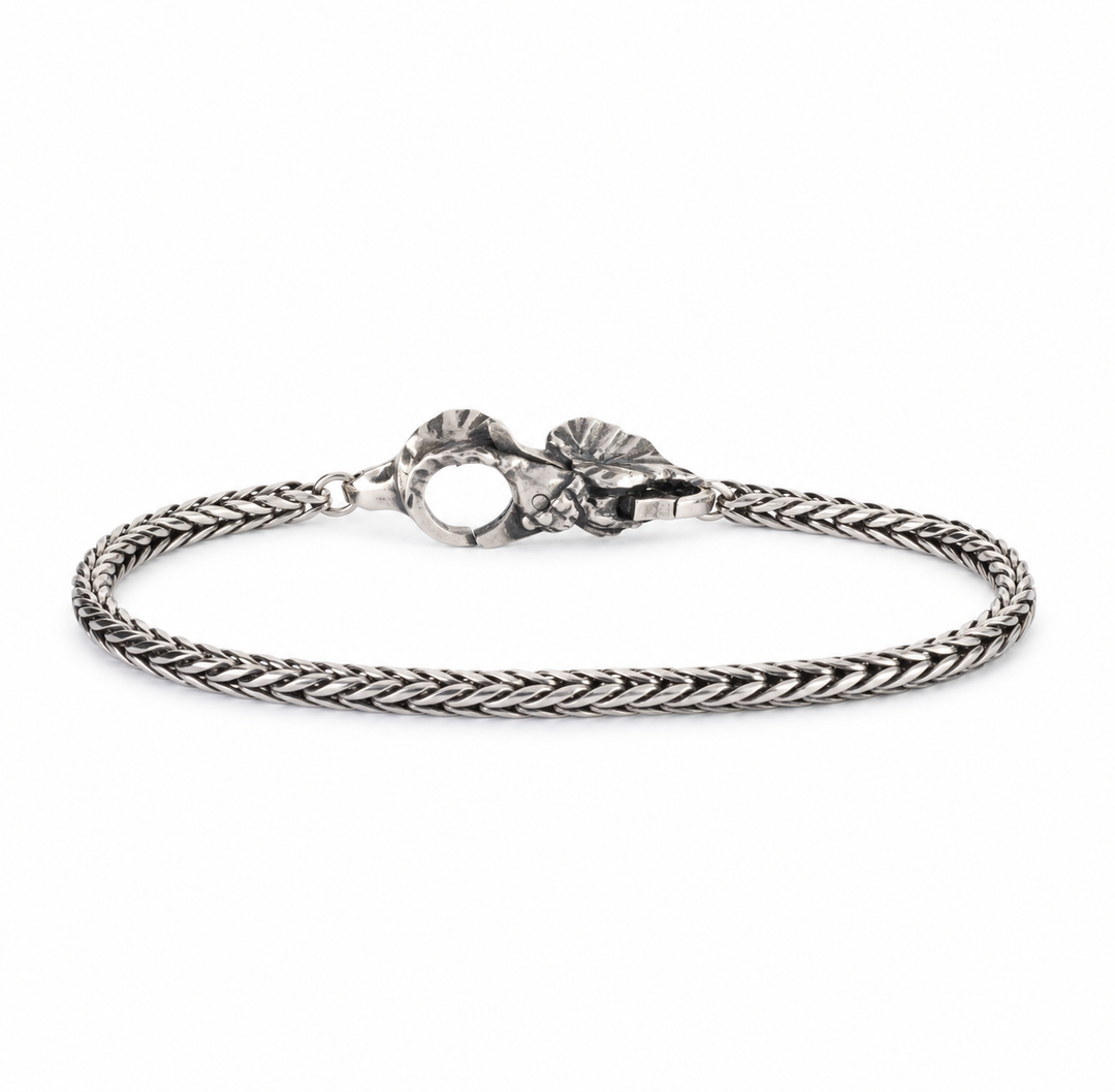 Sterling Silver Bracelet with Acorn Dreams Clasp