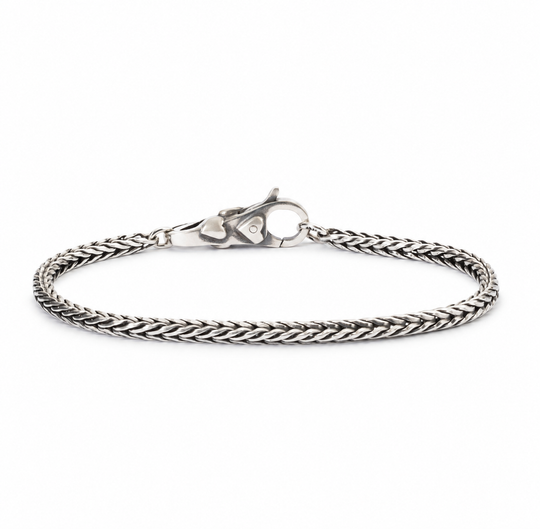 Sterling Silver Bracelet with Guardian Heart Clasp