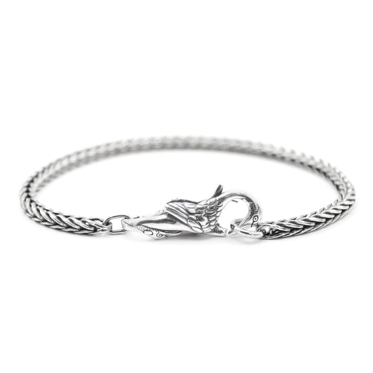 Sterling Silver Bracelet with Heaven Crane Clasp
