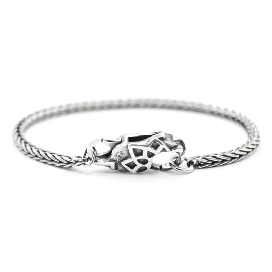 Sterling Silver Bracelet with Mandala Clasp