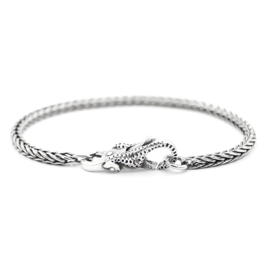 Sterling Silver Bracelet with Seahorses Clasp