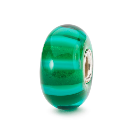 Green Stripe Bead