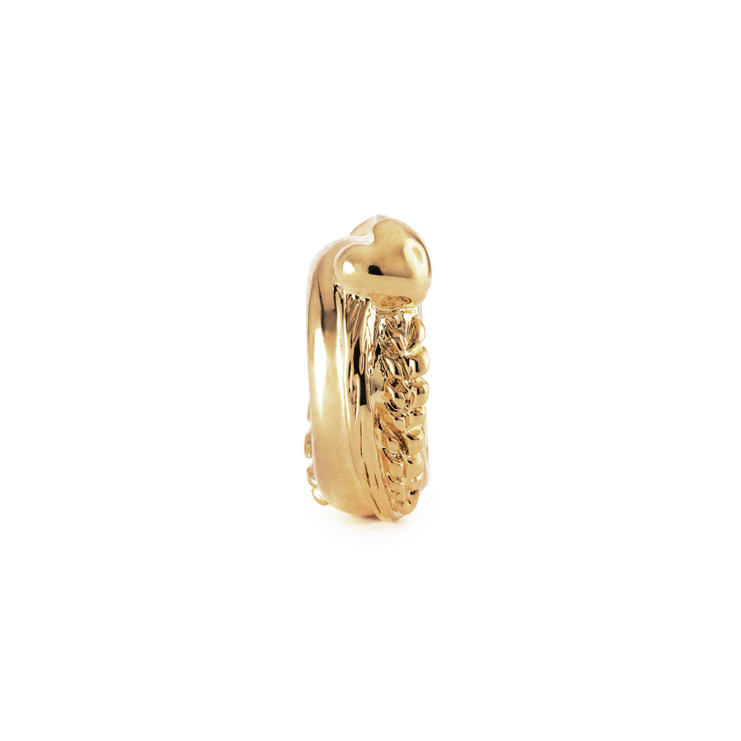 Heart of Harvest Spacer, Gold Plated