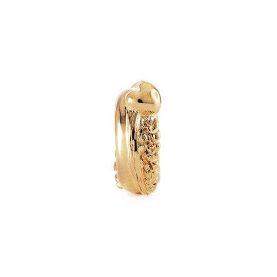 Heart of Harvest Spacer, Gold Plated