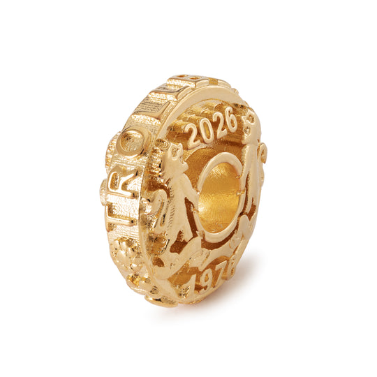 Trollbeads Jubilee Bead, Gold Plated