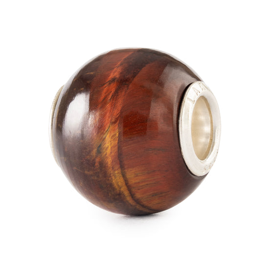 Round Red Tiger Eye Bead