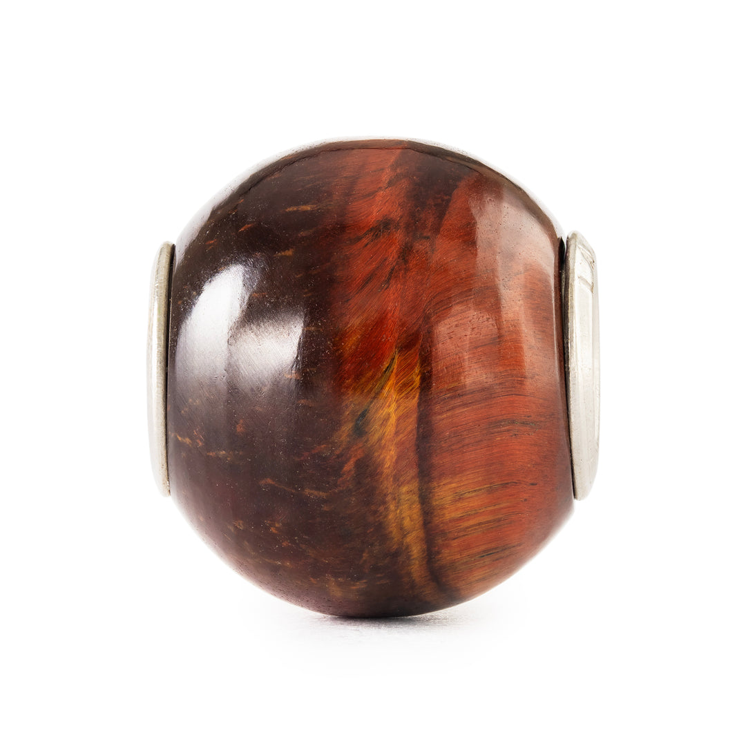 Round Red Tiger Eye Bead