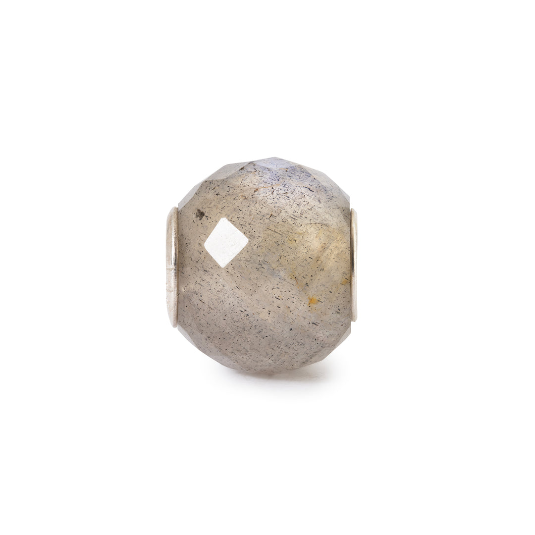 Round Labradorite Facet Bead