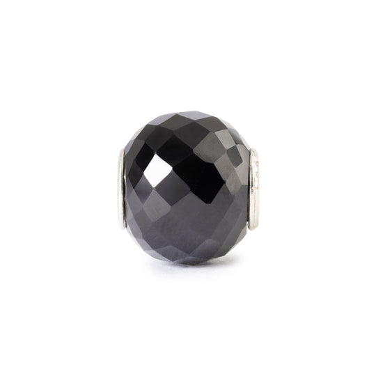 Round Black Onyx Facet Bead
