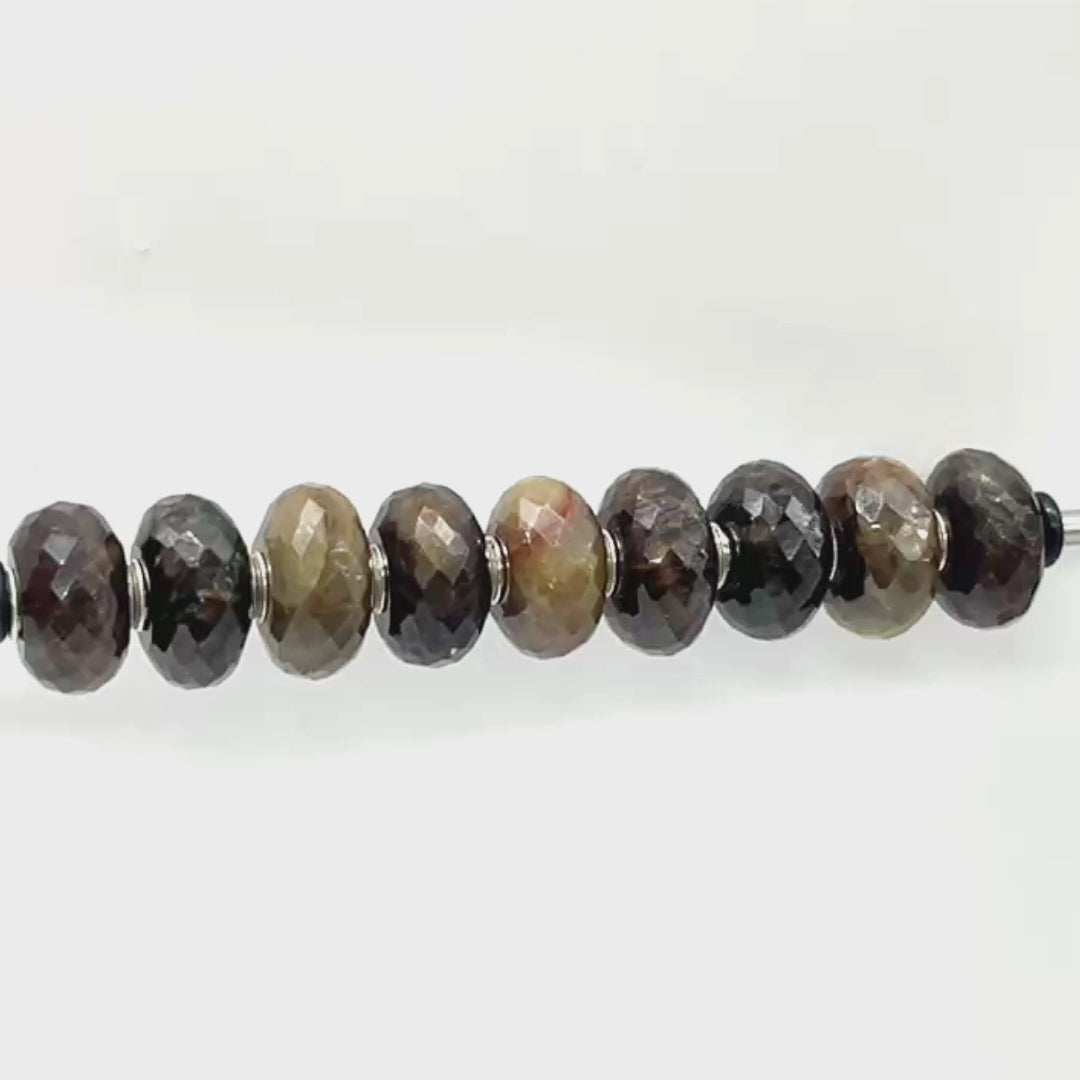 Brown Sapphire Bead