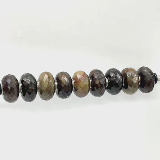 Brown Sapphire Bead