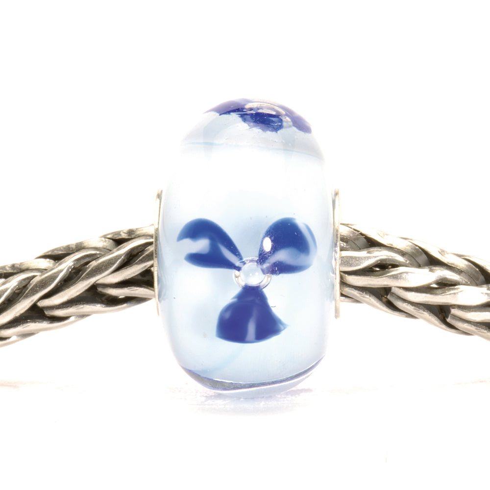Light Blue Flower Bead