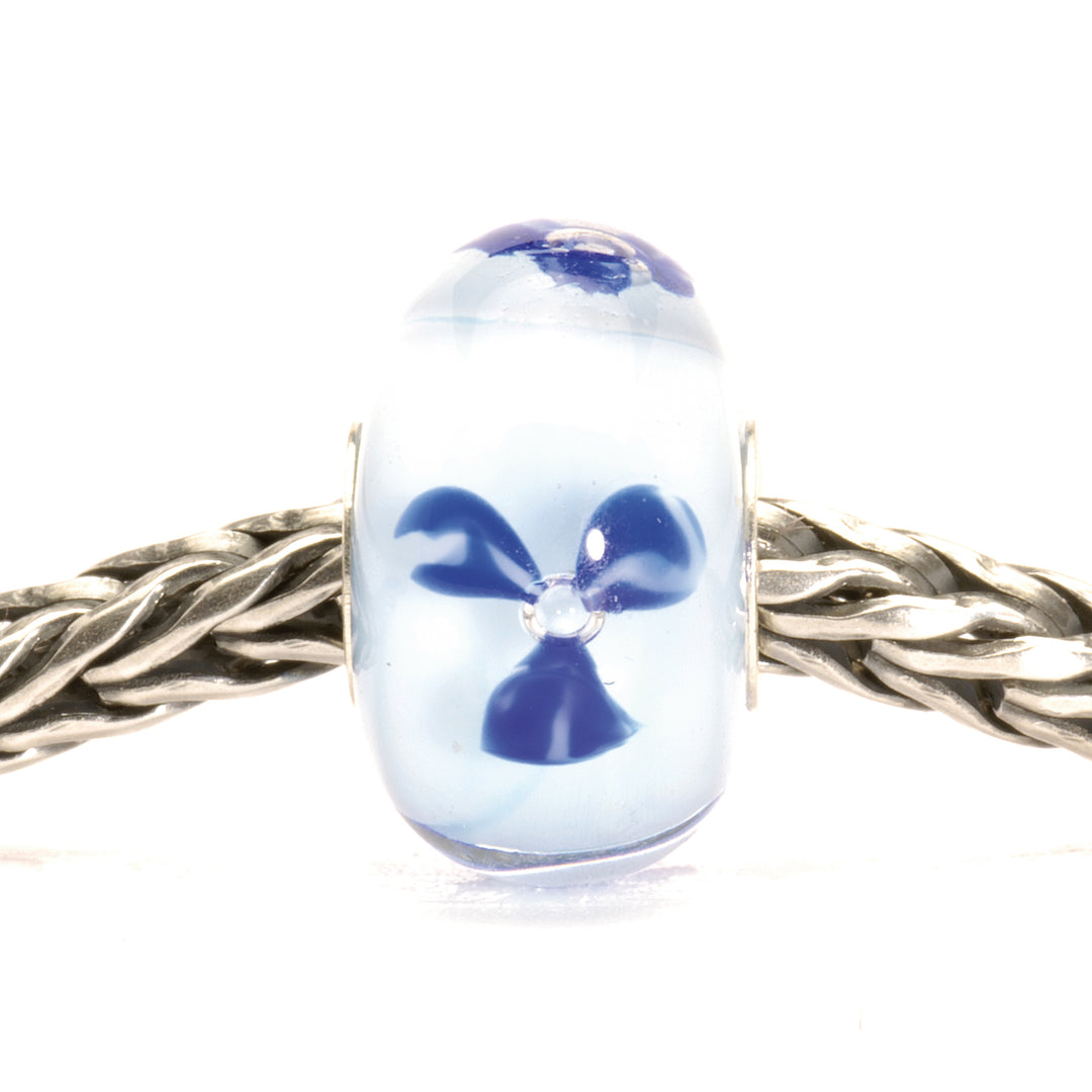 Light Blue Flower Bead