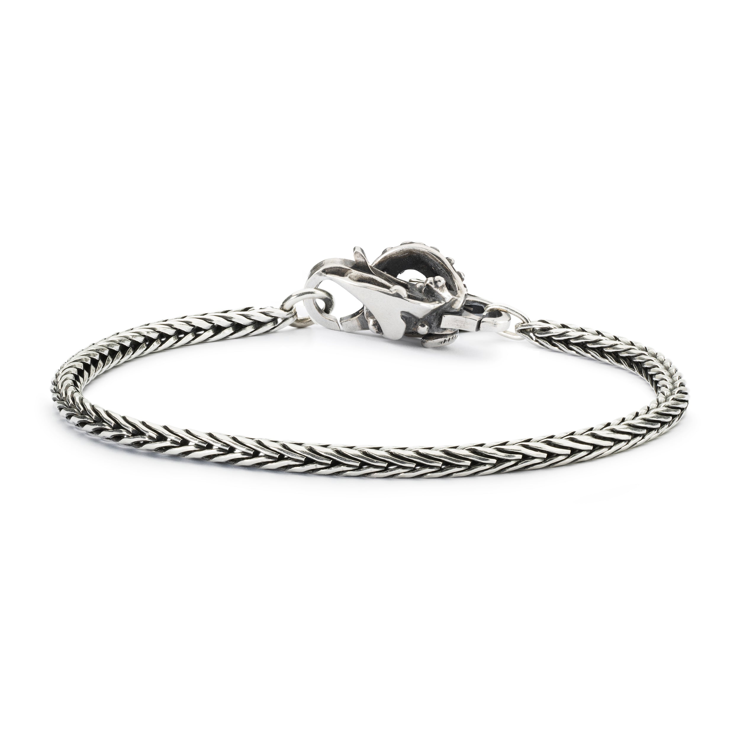 Sterling Silver Bracelet with Five Senses Clasp